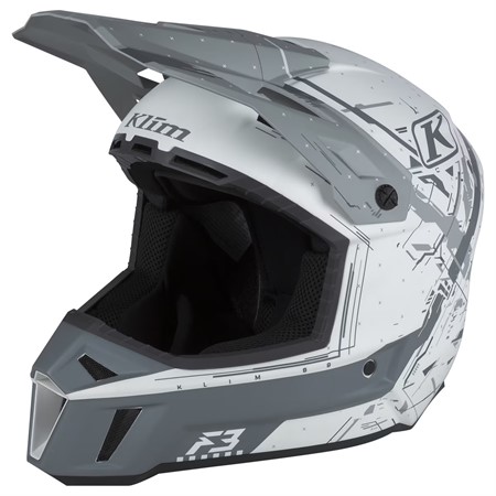 Klim F3 Helmet ECE Recoil White LG