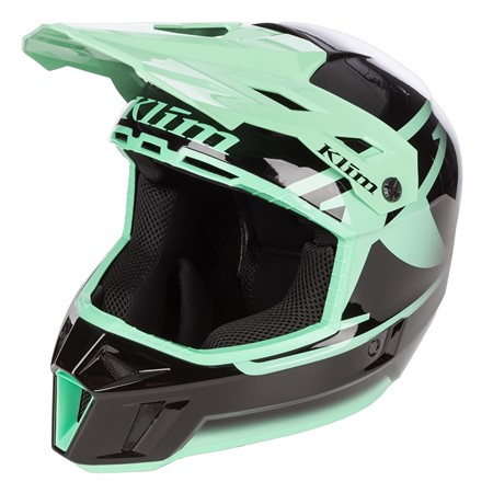 Klim F3 Helmet ECE SM Icon Black - Wintermint