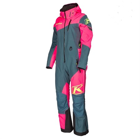 Klim Shredsa One-Piece Petrol - Knockout Pink MD