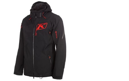 Klim Storm Jacket MD Black - Fiery Red