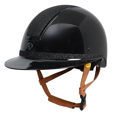 Ridhjälm MIPS Vision Shiny Star svart S Hansbo Sport