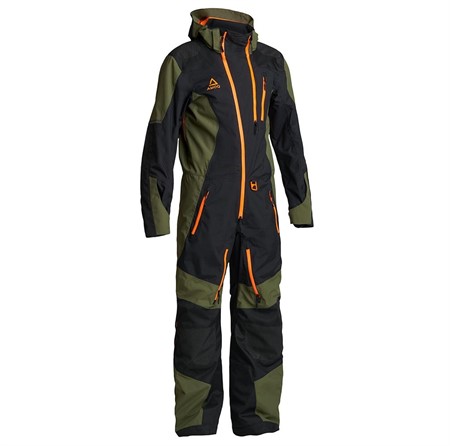 AMOQ Rocket Overall Grön/Svart/Orange M