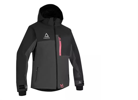 AMOQ Dynamic W's Jacka Fodrad Svart/Grå/Rosa M